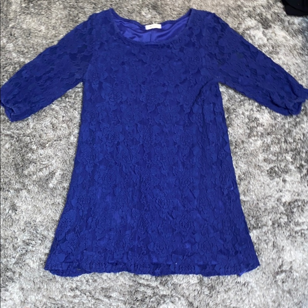 Blue dress
